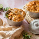 Set van 2 ovenbestendige stoofpotten in keramisch aardewerk Bisetti Stonewhite Catalogus