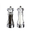 Transparante zout- en pepermolens tafel keuken 17,5cm Bisetti Stonewhite Aanbieding