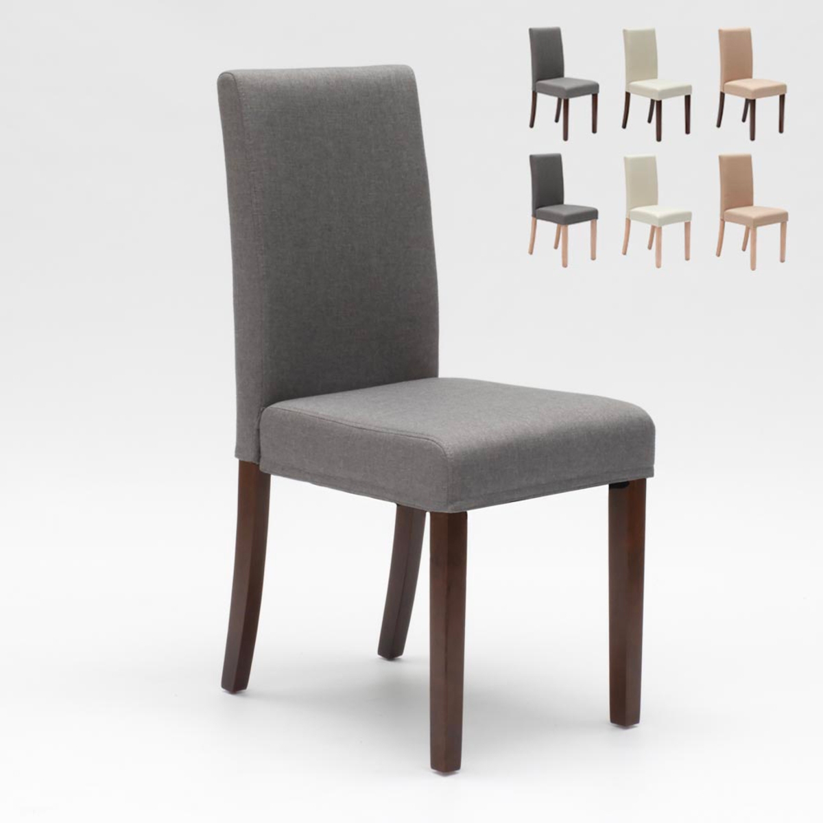 Gewatteerde houten stoel Comfort in Henriksdal-stijl Keuze Gewatteerde houten stoel Comfort in Henriksdal-stijl Keuze