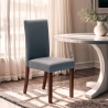Gewatteerde houten stoel Comfort in Henriksdal-stijl Model