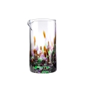 Glazen waterkan 0,5 liter multicolor 15 cm Banderoles Aanbieding