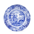 Set van 4 platte borden in Engelse stijl terracotta 27x27x2cm Blue Italian Aanbieding