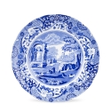 Set van 4 middelgrote terracotta borden, Engelse stijl, Blue Italian decor Aanbieding