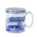 Set van 4 porseleinen kopjes met schoteltjes in Engelse stijl, Blue Italian design Aanbieding