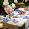 Terracotta botervloot in Engelse stijl Blue Italian Aanbod