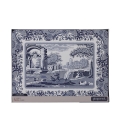 Blue Italian set van 6 stevige Engelse stijl placemats 30,5x23cm Aanbieding