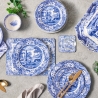 Blue Italian set van 6 stevige Engelse stijl placemats 30,5x23cm Verkoop
