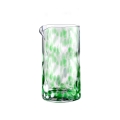 Groene glazen waterkan 0,5 liter, 15 cm Carnaval Aanbieding