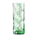 Groene glazen waterkan 0,9L tafelmodel 21cm Carnaval Aanbieding