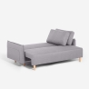 2-zits slaapbank in Scandinavische stijl met verstelbare rugleuning Chara Korting