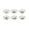 Set van 6 diepe borden voor pasta in Portmeirion Botanic Garden porselein Aanbieding