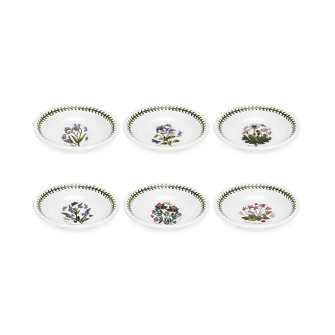 Set van 6 porseleinen kommen 18 cm Portmeirion Botanic Garden Aanbieding