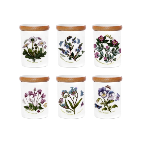 Luchtdichte pot van porselein 10 cm Portmeirion Botanic Garden Aanbieding