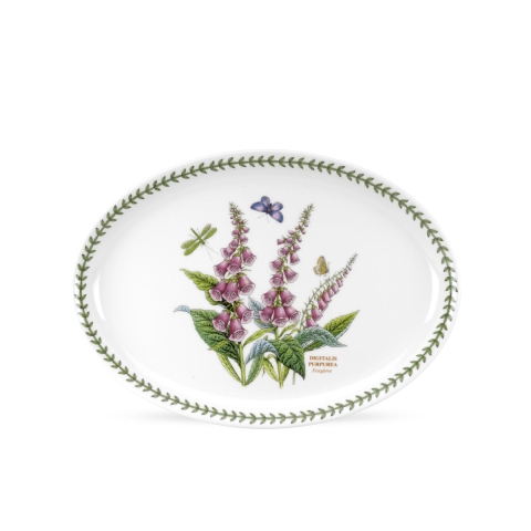 Ovalen serveerschaal 33 cm van porselein Portmeirion Botanic Garden Aanbieding