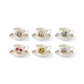 Set van 6 ontbijtkoppen van porselein Portmeirion Botanic Garden Meadow Aanbieding