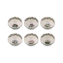 Set van 6 stapelbare porseleinen kommen 18 cm Portmeirion Botanic Garden Aanbieding
