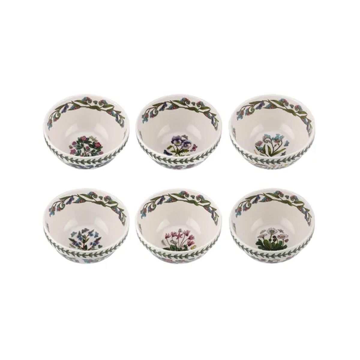 Set van 6 stapelbare porseleinen kommen 18 cm Portmeirion Botanic Garden Aanbieding Set van 6 stapelbare porseleinen kommen 18 cm Portmeirion Botanic Garden Aanbieding