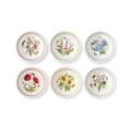 Set van 6 diepe borden 22cm in porselein Portmeirion Botanic Garden Meadow Aanbieding