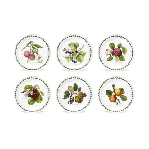 Set van 6 platte borden 27 cm porselein Portmeirion Pomona Aanbieding