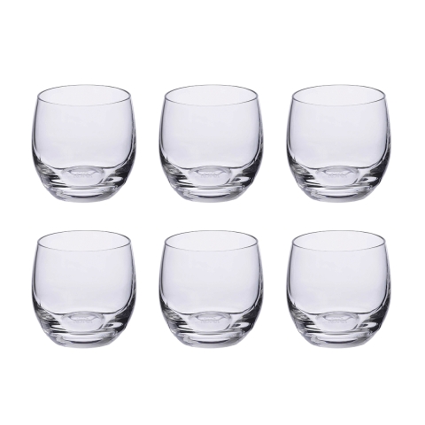 Set van 6 bolvormige glazen likeurglaasjes keuken bar restaurant Mexico Aanbieding