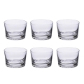 Set van 6 conische glaasjes voor likeur, glas, keuken bar restaurant Mexico Aanbieding