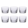 Set van 6 conische glaasjes voor likeur, glas, keuken bar restaurant Mexico Aanbieding