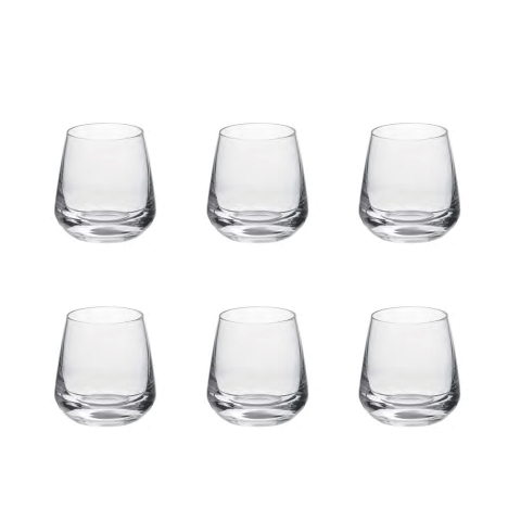 Set 6 likeur glaasjes glas druppel keuken bar restaurant Mexico Aanbieding