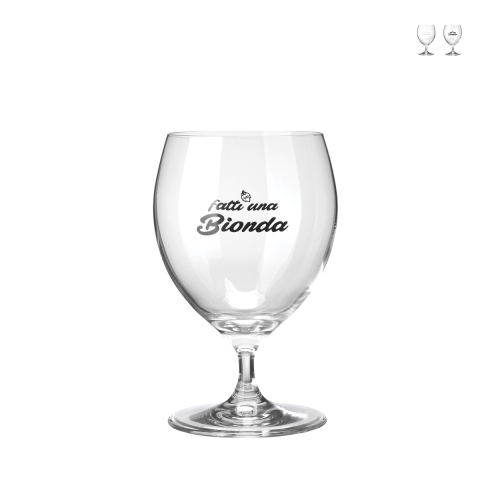 Set van 2 bierglazen pub restaurant 600ml Fatti Una Bionda Aanbieding