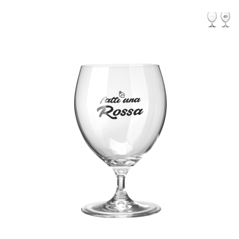 Set van 2 bierglazen restaurant keuken 600ml Fatti Una Rossa Aanbieding