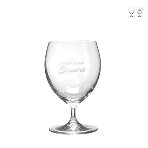 Set van 2 bierglazen voor pub, restaurant, keuken 600ml Fatti Una Scura Aanbieding