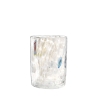 Set van 6 gekleurde waterglazen voor keuken en restaurant 10cm Murrine Verkoop