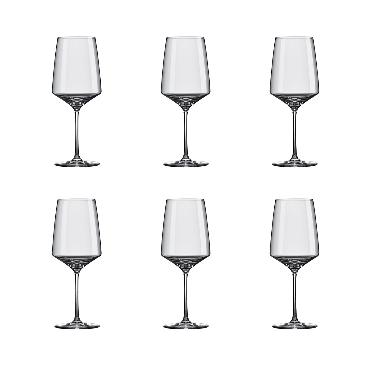 Set van 6 kristalglazen wijnglazen 400ml voor keuken, bar en restaurant Siesta Aanbieding