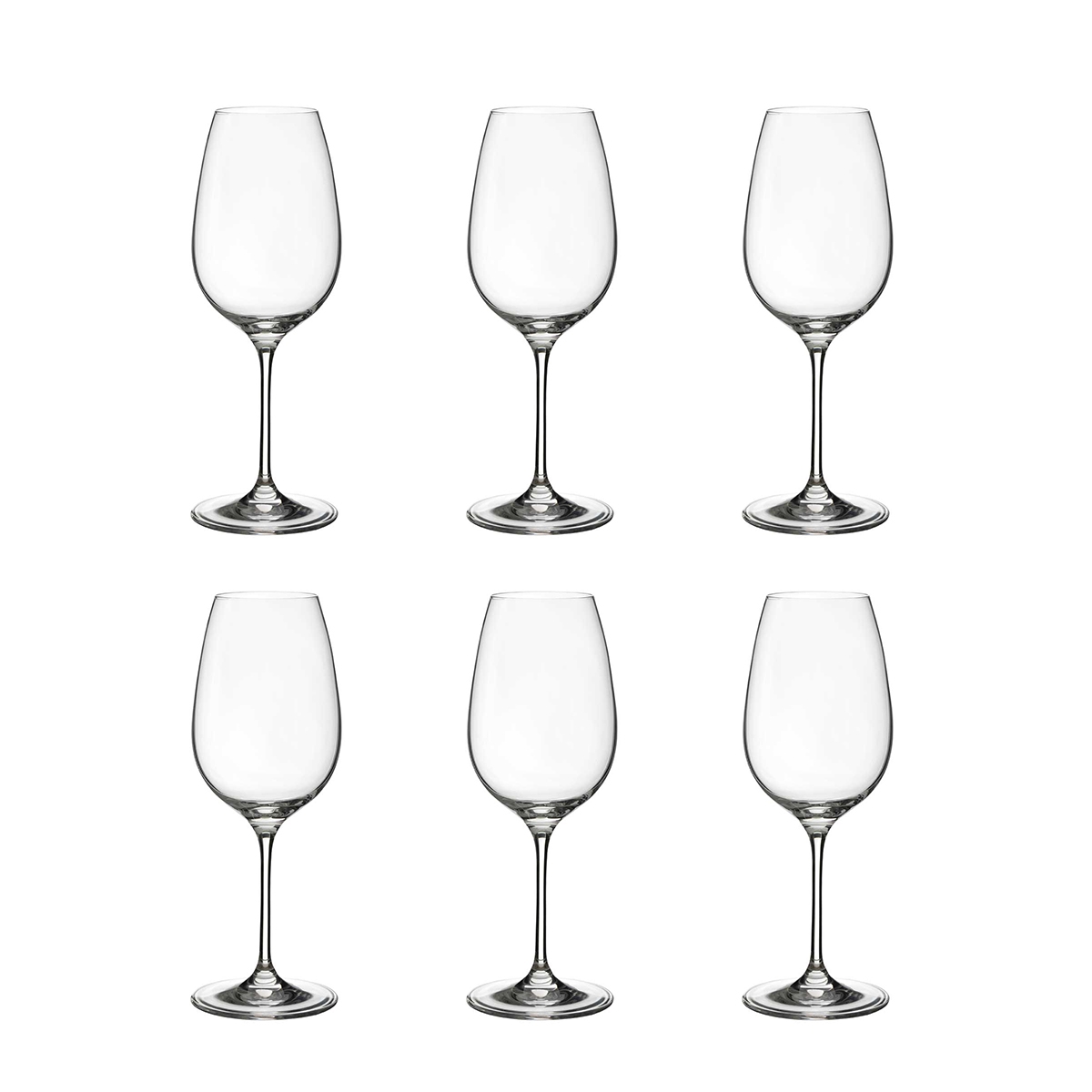 Set van 6 wijnglazen wit design druppel keuken restaurant 21,5 cm Aanbieding Set van 6 wijnglazen wit design druppel keuken restaurant 21,5 cm Aanbieding