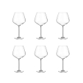 Set van 6 burgundy glazen restaurant bar keuken design Goccia 950ml Sinfonia Aanbieding