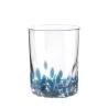 Set van 6 gekleurde glazen waterglazen 10cm voor tafel keuken Venise Verkoop
