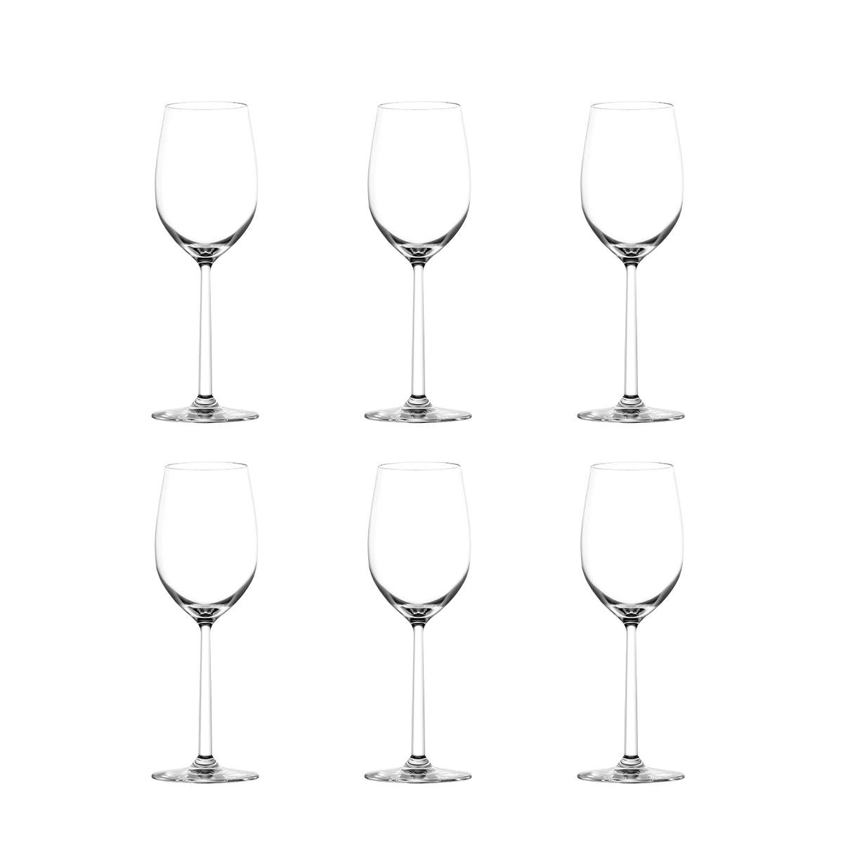Set van 6 beaujolais proefglazen in kristalglas 515ml Shanghai Aanbieding Set van 6 beaujolais proefglazen in kristalglas 515ml Shanghai Aanbieding