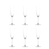 Set van 6 champagneglazen flûte 165ml glas Tokyo Temptation Aanbieding
