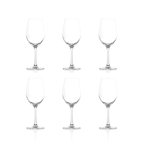 Set van 6 wijnglazen 260 ml van kristalglas Tokyo Temptation Aanbieding