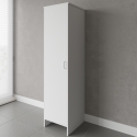 Witte PVC badkamer- en wasruimtekolomkast met deur D8FC9006K Negrari Verkoop
