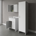 Set voor wasruimte met hangende wasbak en kolom Negrari COMP 6 Aanbieding
