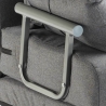 Stoffen slaapfauteuil 2-persoons opklapbare slaapbank Deborah Twin 