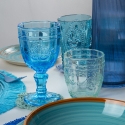 Set van 6 glazen 265ml met arabesk patroon Syrah Verkoop