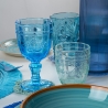 Set van 6 glazen 265ml met arabesk patroon Syrah Verkoop