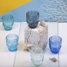 Set van 6 waterglazen 265ml in glas met arabeskdecor Syrah Ocean Verkoop