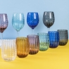 Set van 6 waterglazen 240ml met bewerkte glasoppervlakte Shiraz Verkoop