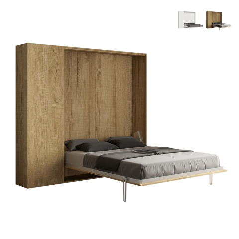Verticaal opklapbed tweepersoons 160x190cm Kentaro Aanbieding