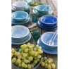 18-delige servies set handbeschilderd aardewerk voor 6 personen Baita Acqua Ocean 