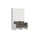 Frans opklapbed 140x190 cm met gestoffeerde bank Sofà Kentaro Verkoop