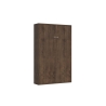 Opklapbed 1,5-persoons 120x190cm walnoothout Kentaro Aanbieding