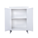 Wit badkamermeubel voor wasruimte in PVC met 2 deuren FB9002K Negari Aanbod